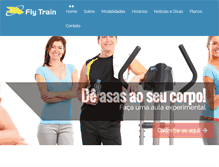 Tablet Screenshot of flytraining.com.br